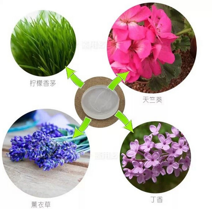  驅蚊硅膠手環(huán)原材料圖